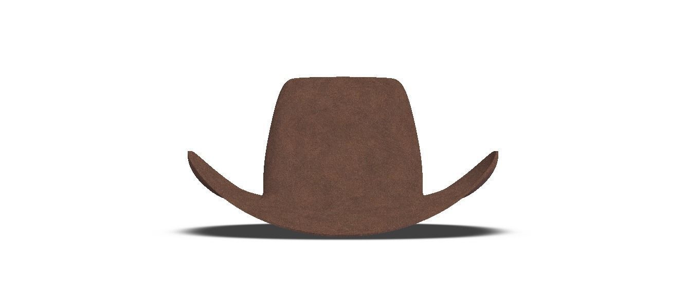 Western Cowboy Hat 3D model_25