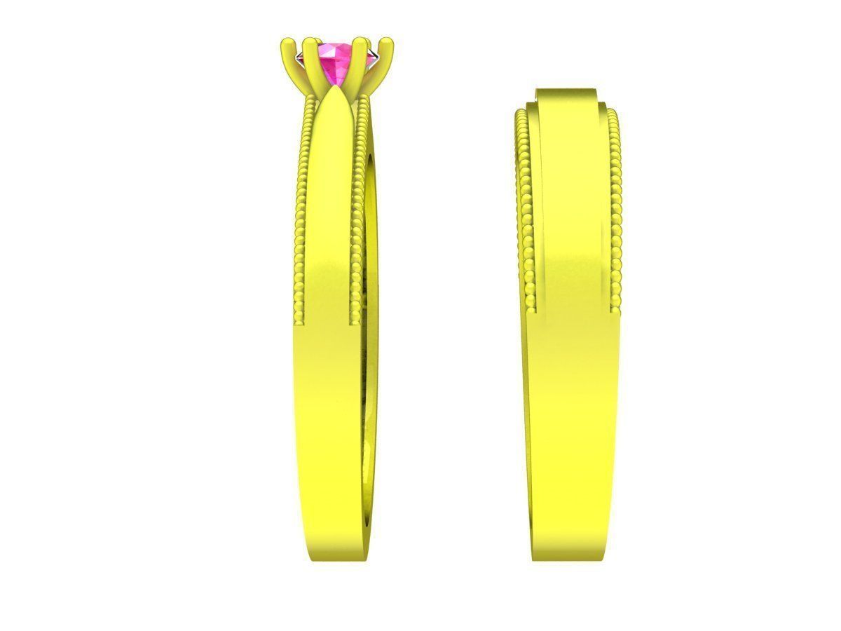 6709 Wedding Ring 3D print model_2