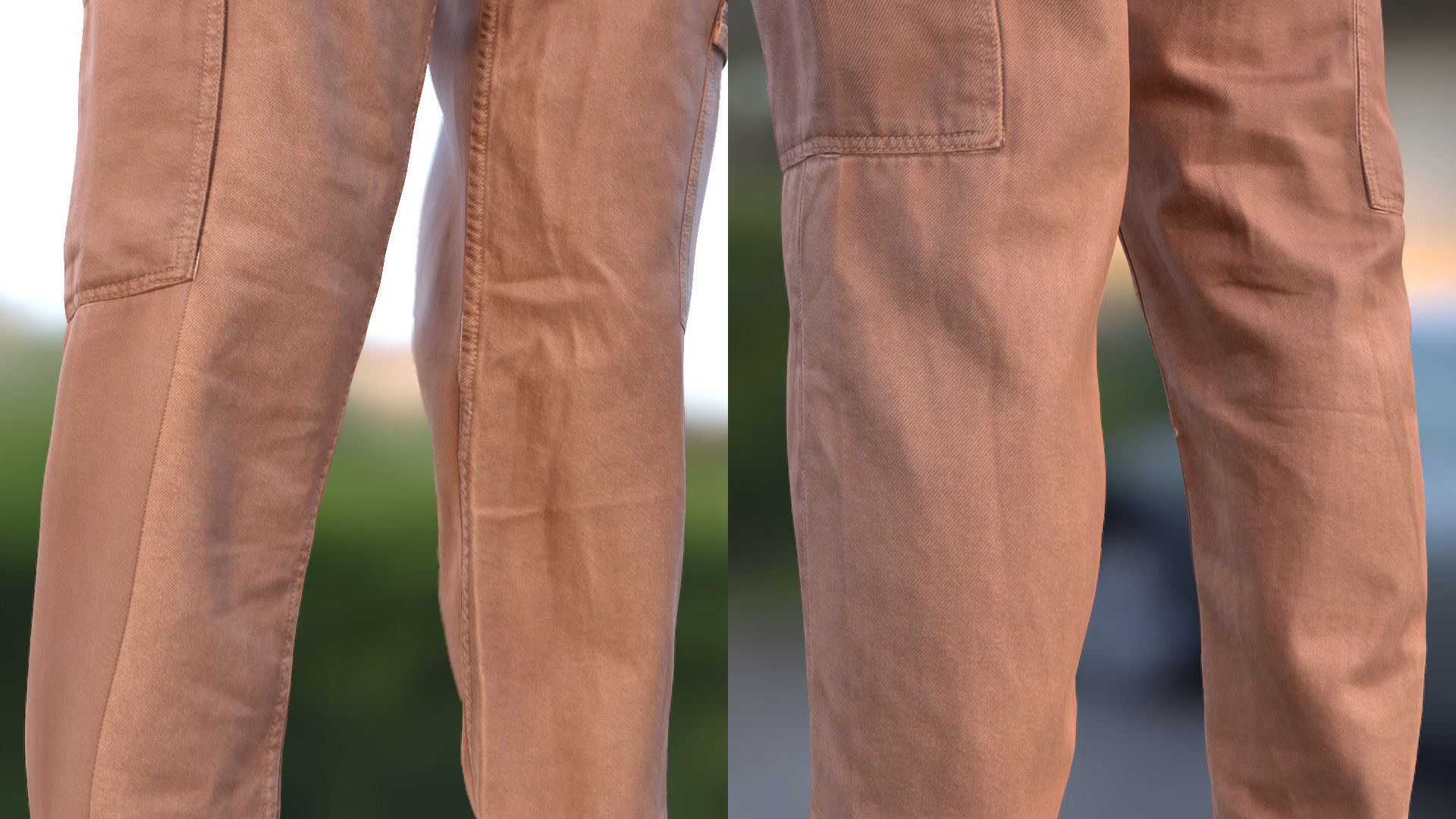 Mens and Womens Miner and Overalls Outfits 3D Model Collection_29