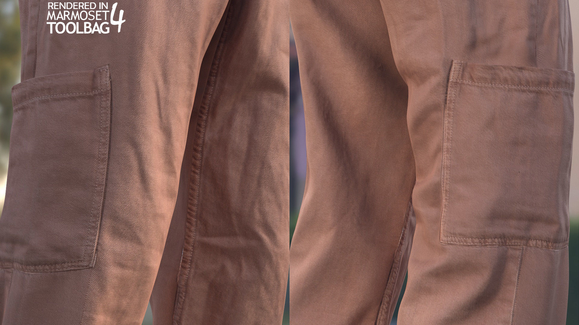 Mens and Womens Miner and Overalls Outfits 3D Model Collection_35