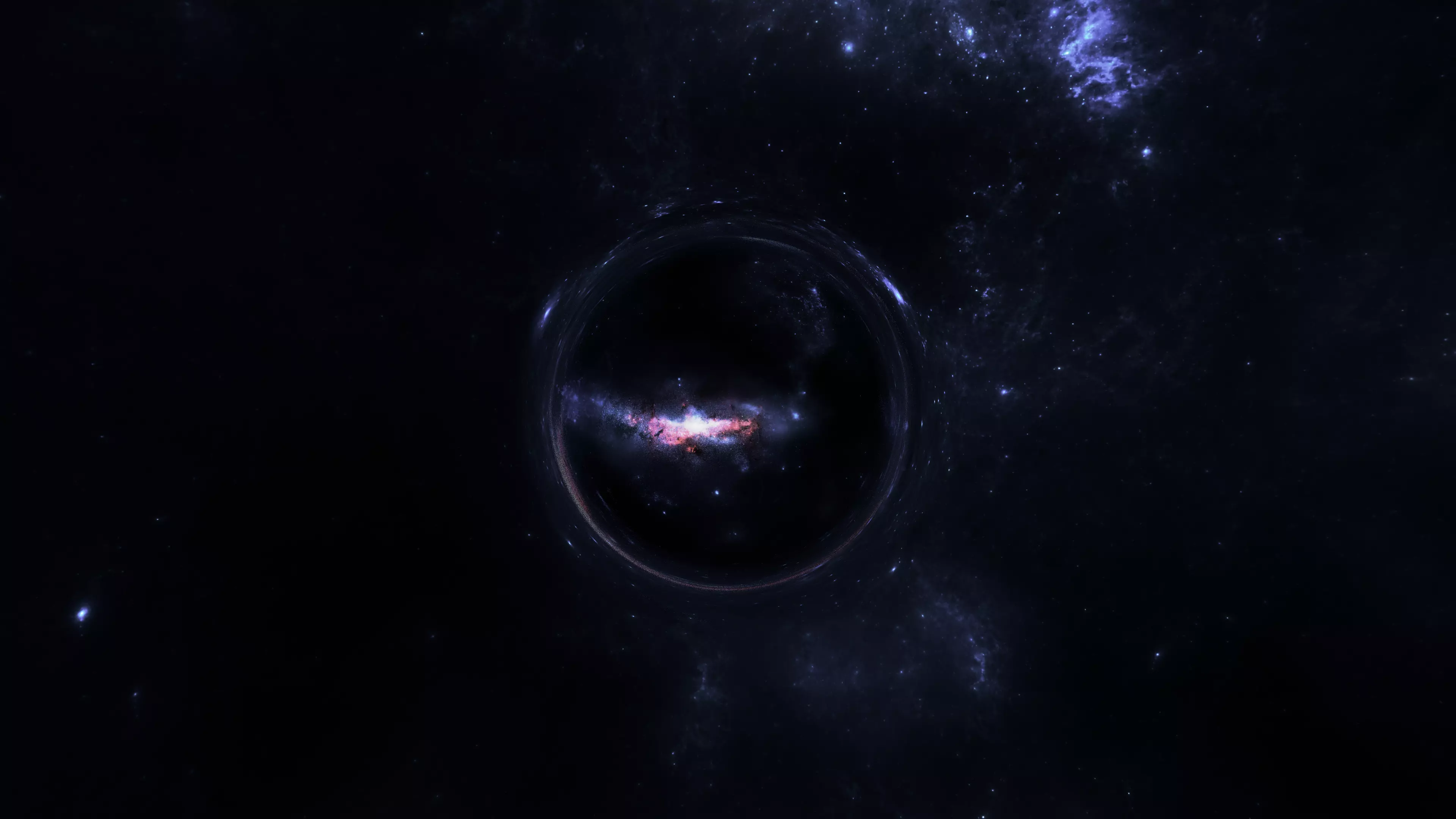 Warmhole intersteller Low-poly 3D model_0