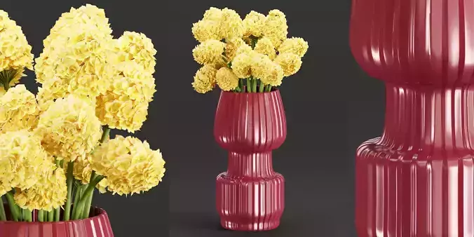 hydrangea bouquet vol 82-Blender