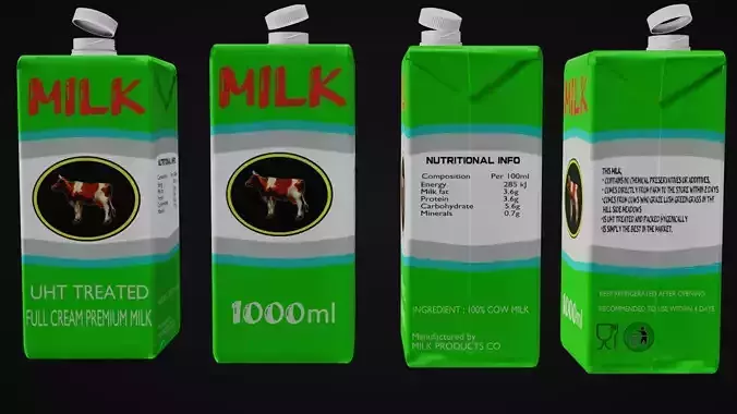 Milk pack carton