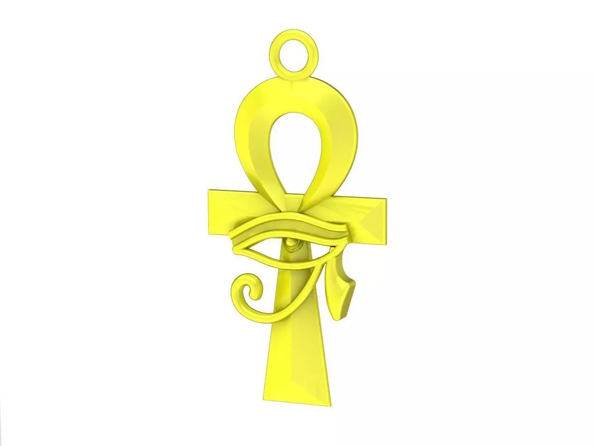 6720 Eye of Horus Pendant 3D print model_0