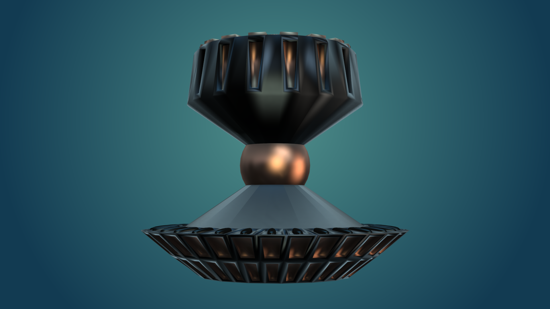 Magnetic Fountain 3D model_9