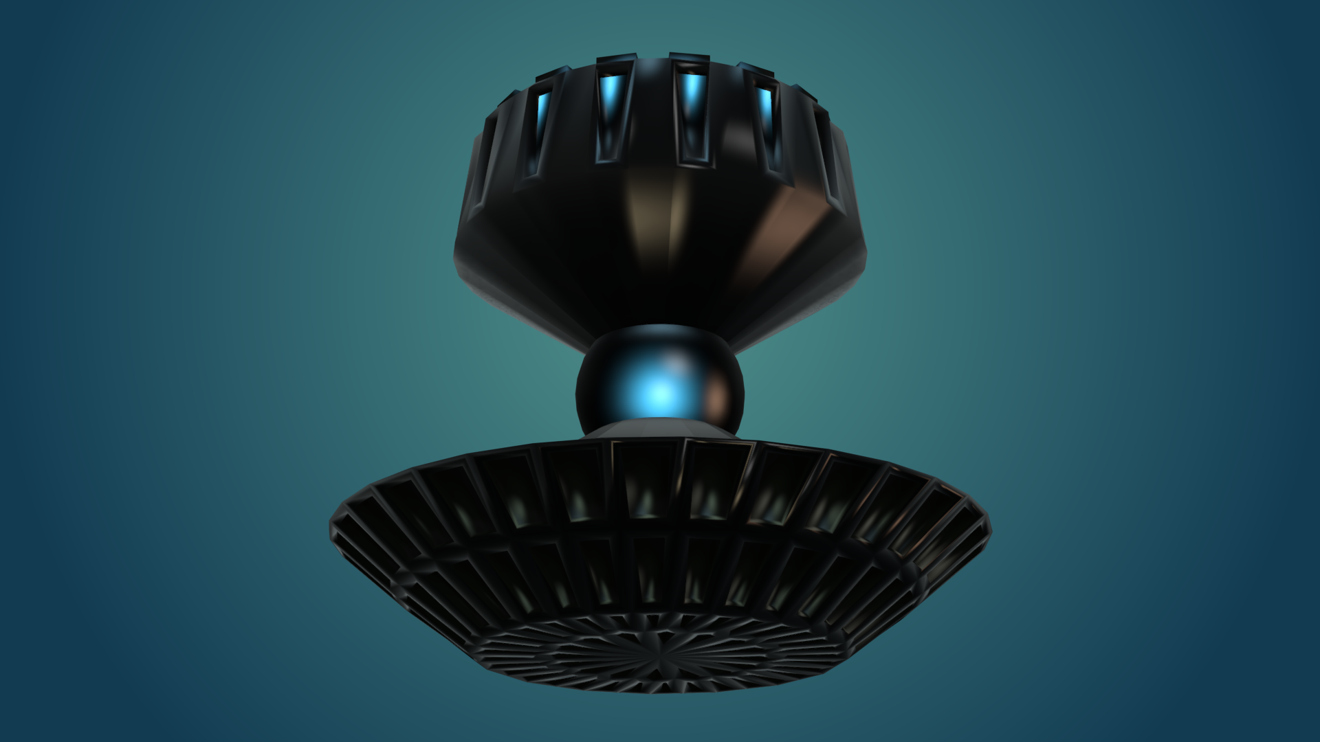 Magnetic Fountain 3D model_4