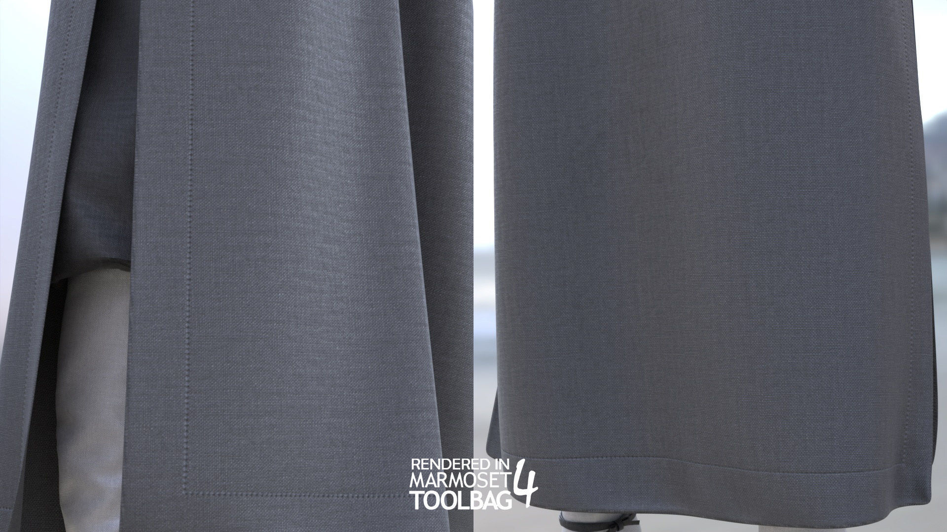 Mens and Womens Martial outfits 3D Model Collection_28