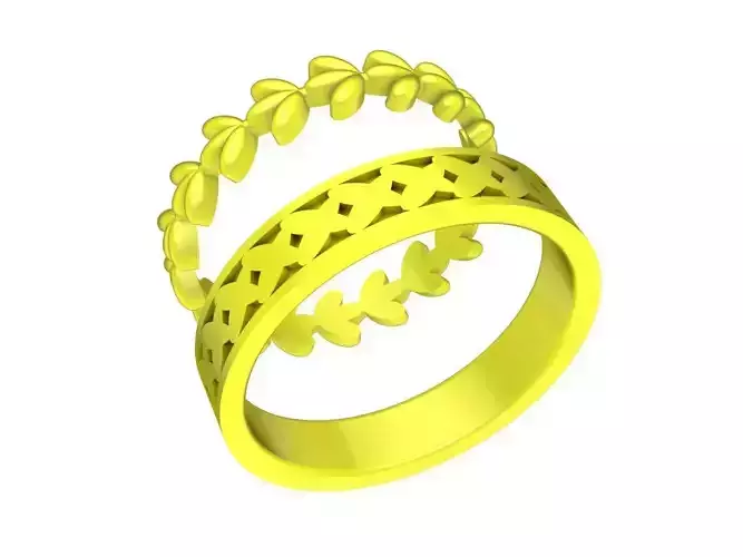 6724 Art Wedding Ring 