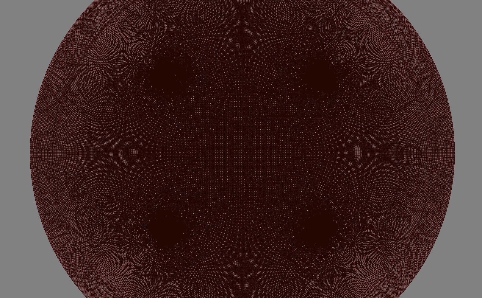 Tetragrammaton Amulet 3D print model_8