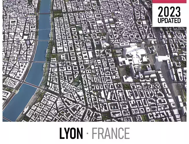 Lyon - 3D City