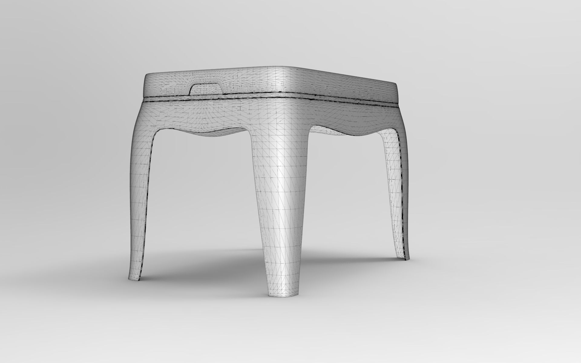 Paltiga Coffee Table Low-poly 3D model_6