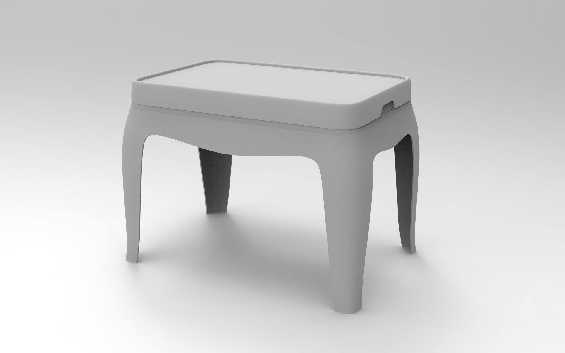 Paltiga Coffee Table Low-poly 3D model_7