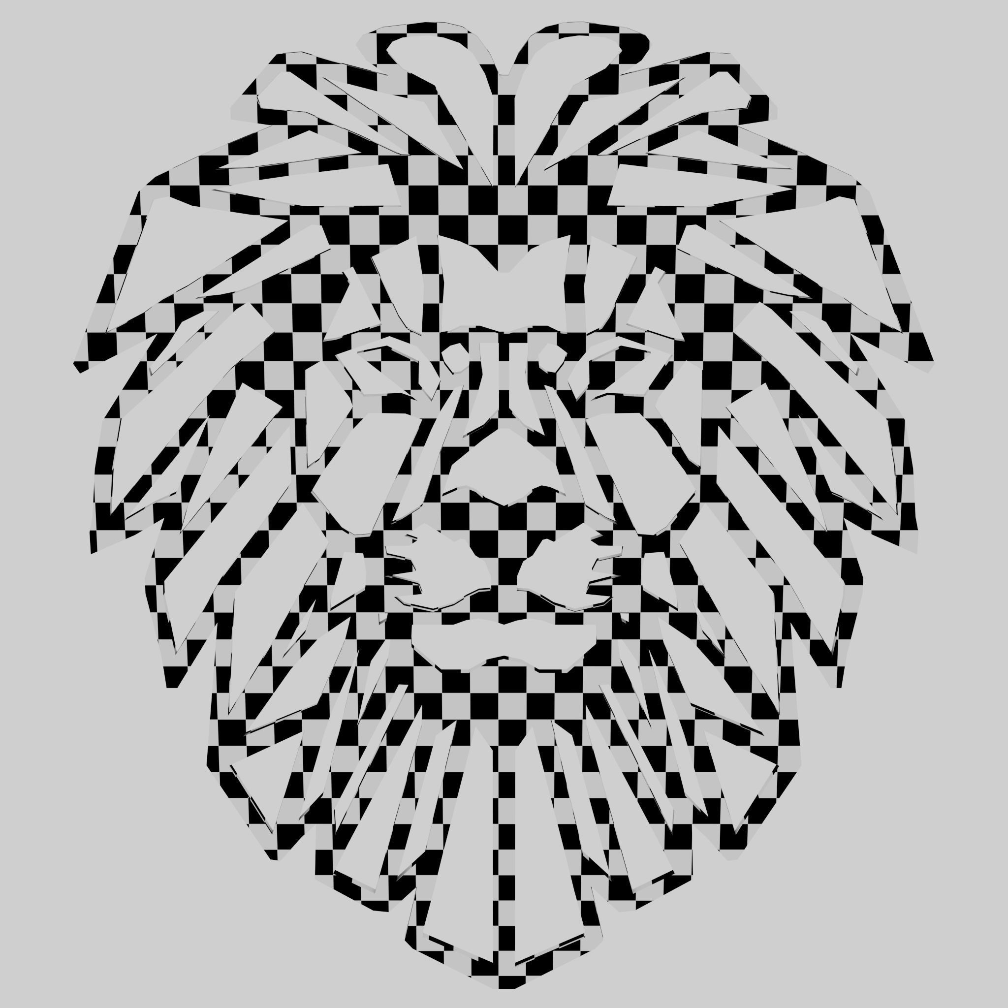 Decoration item 5 Low-poly 3D model_3