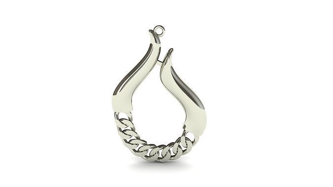 half set necklace 3D print model