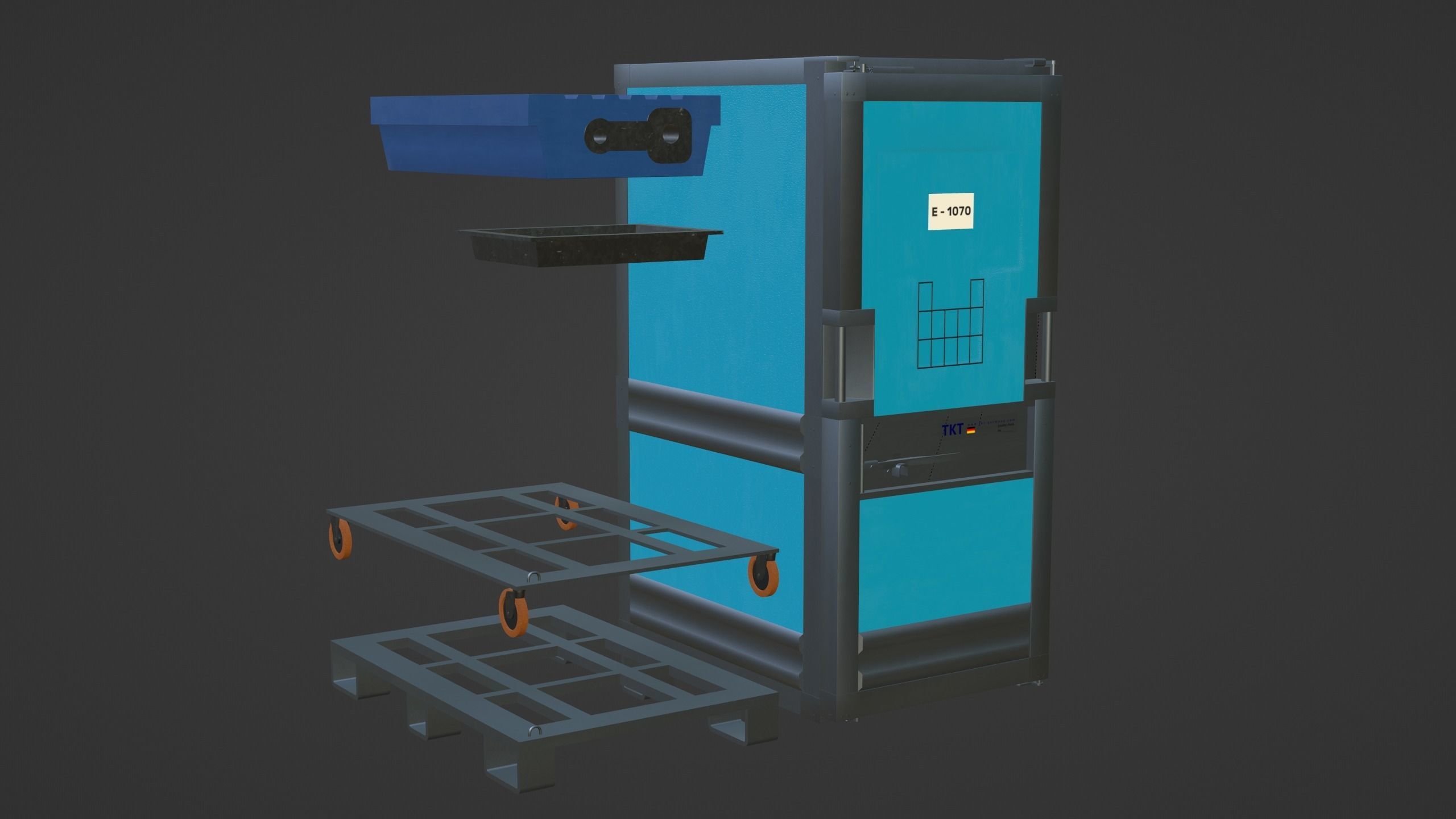 Insulated Container - E1070 3D model_12