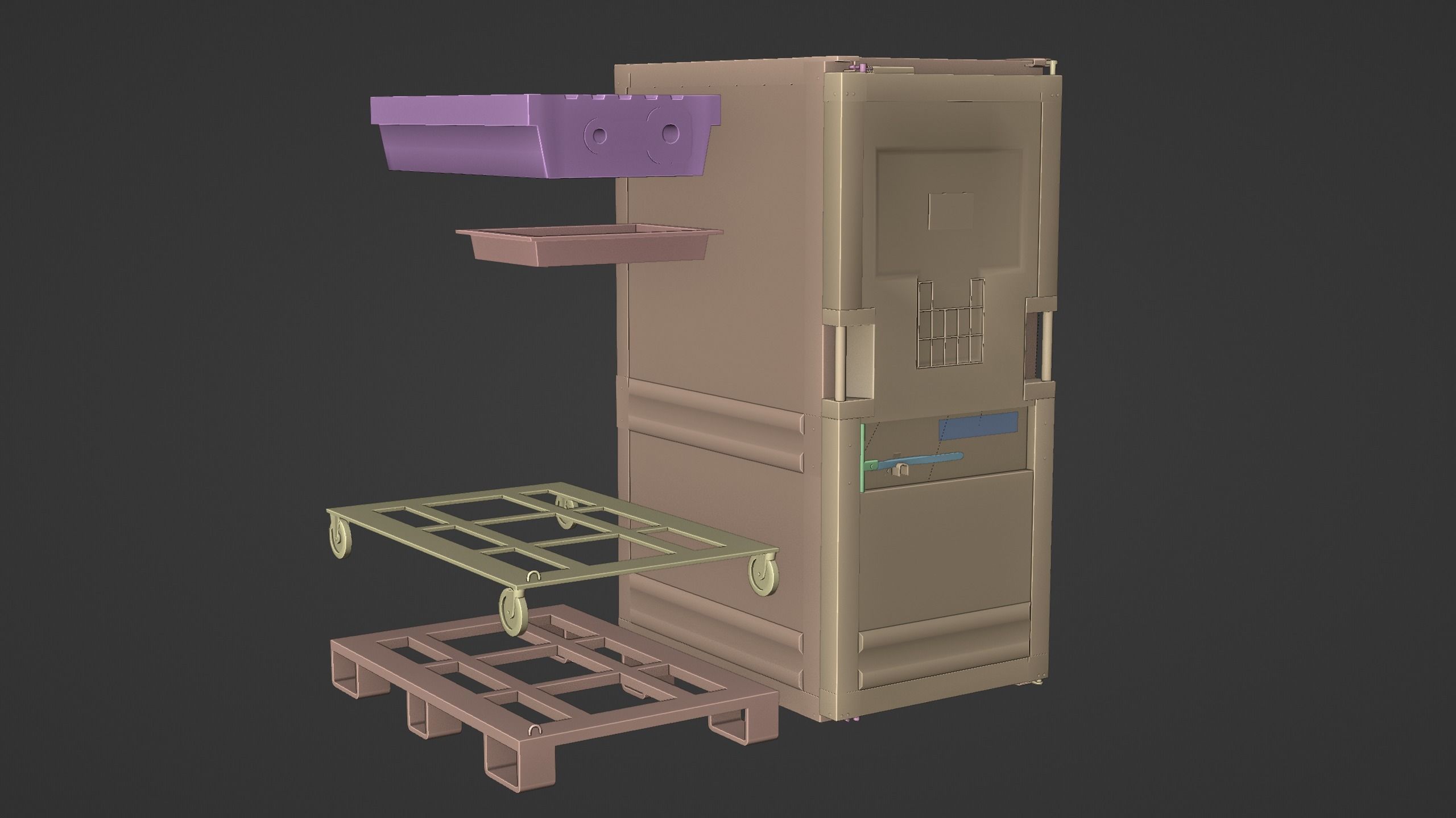 Insulated Container - E1070 3D model_14