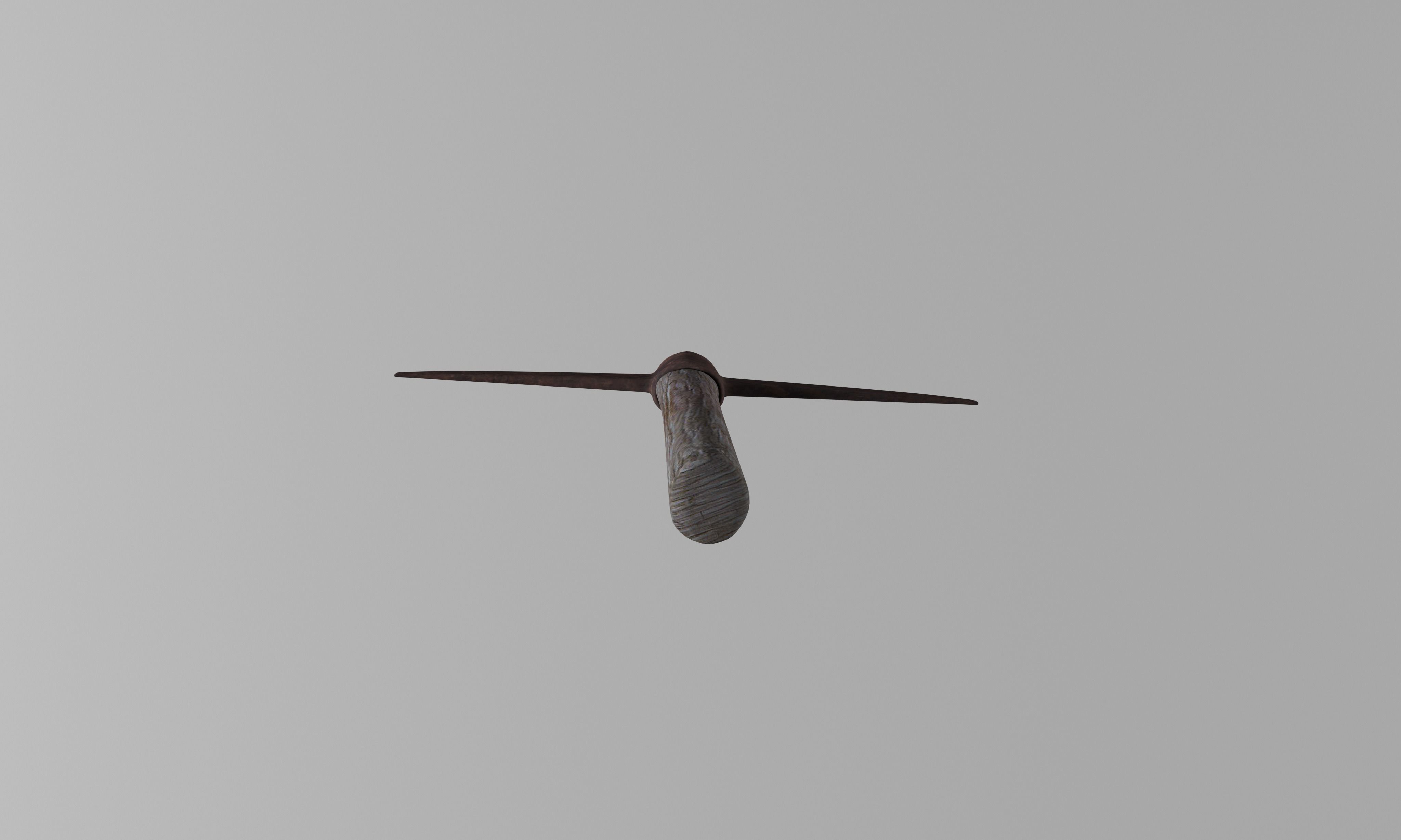 Pick Axe Tools Low-poly 3D model_4