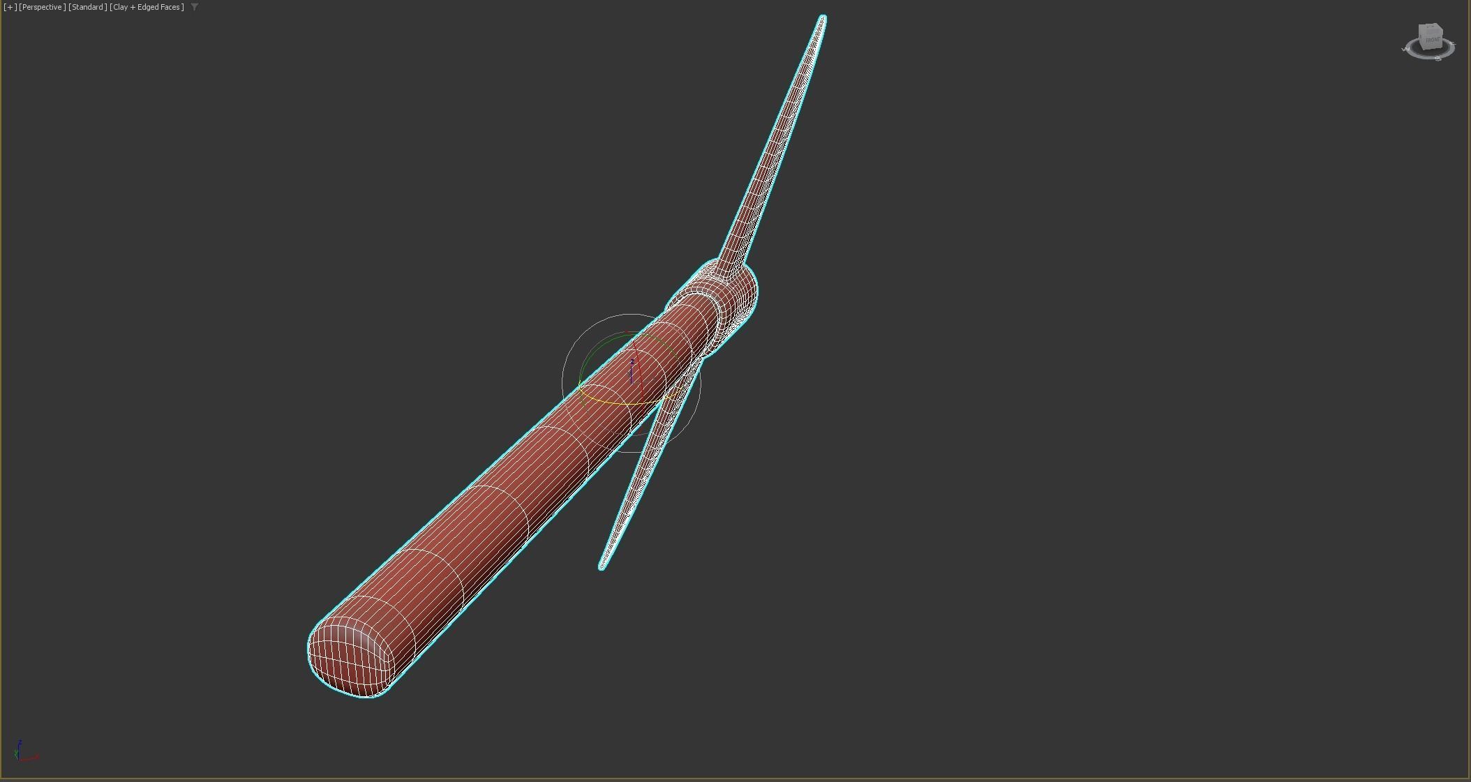 Pick Axe Tools Low-poly 3D model_18