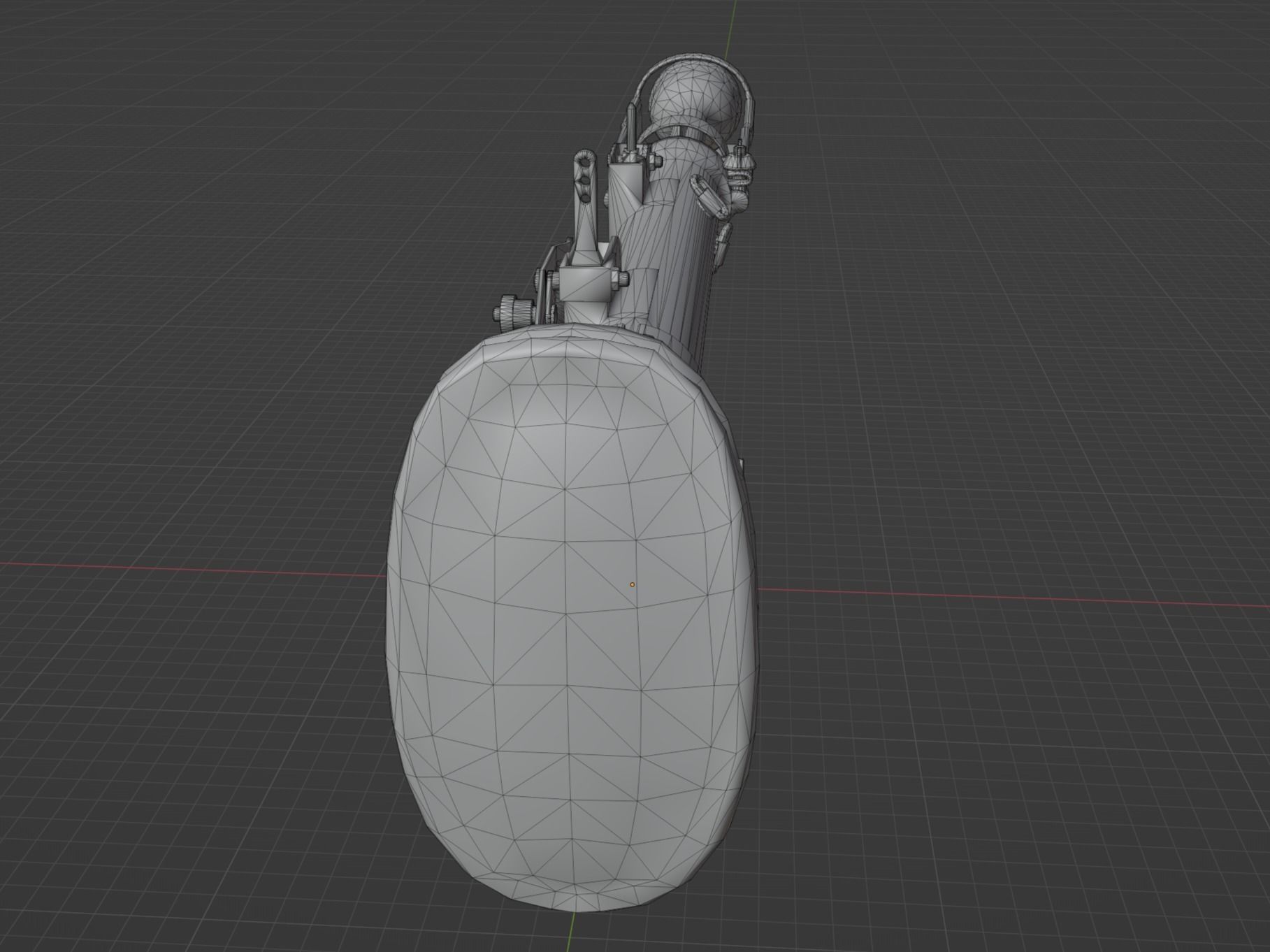 PIAT Anti Tank Low-poly 3D model_4