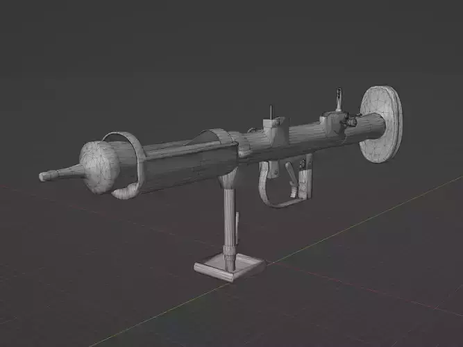 PIAT Anti Tank Low-poly 3D model