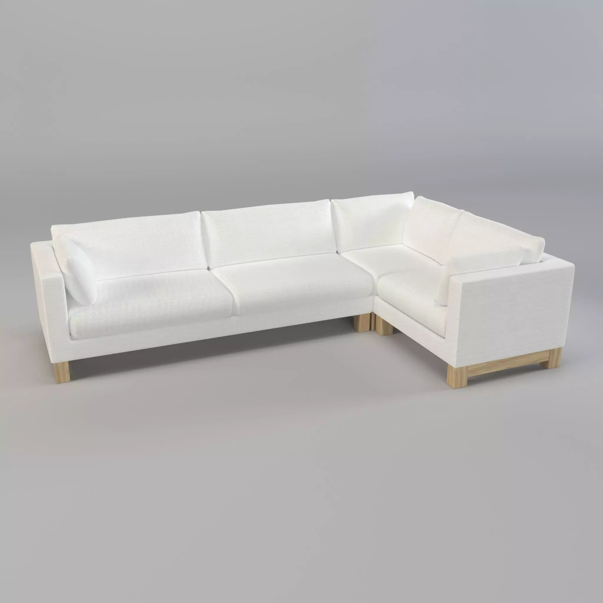 Ikea sofa - Pacific sectional sofa Low-poly 3D model