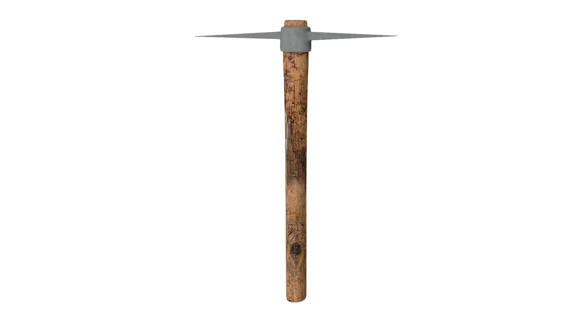 Pick Axe Tools Low-poly 3D model_20