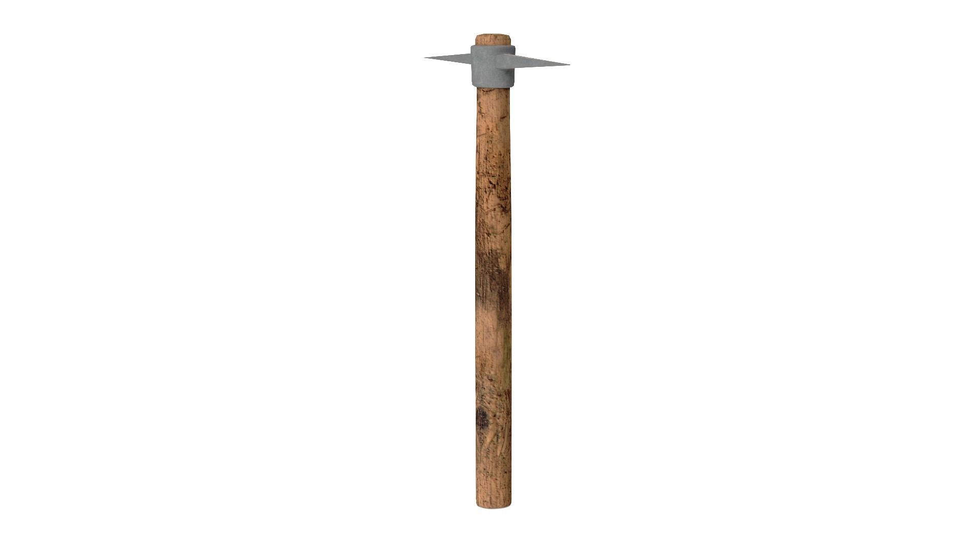 Pick Axe Tools Low-poly 3D model_8