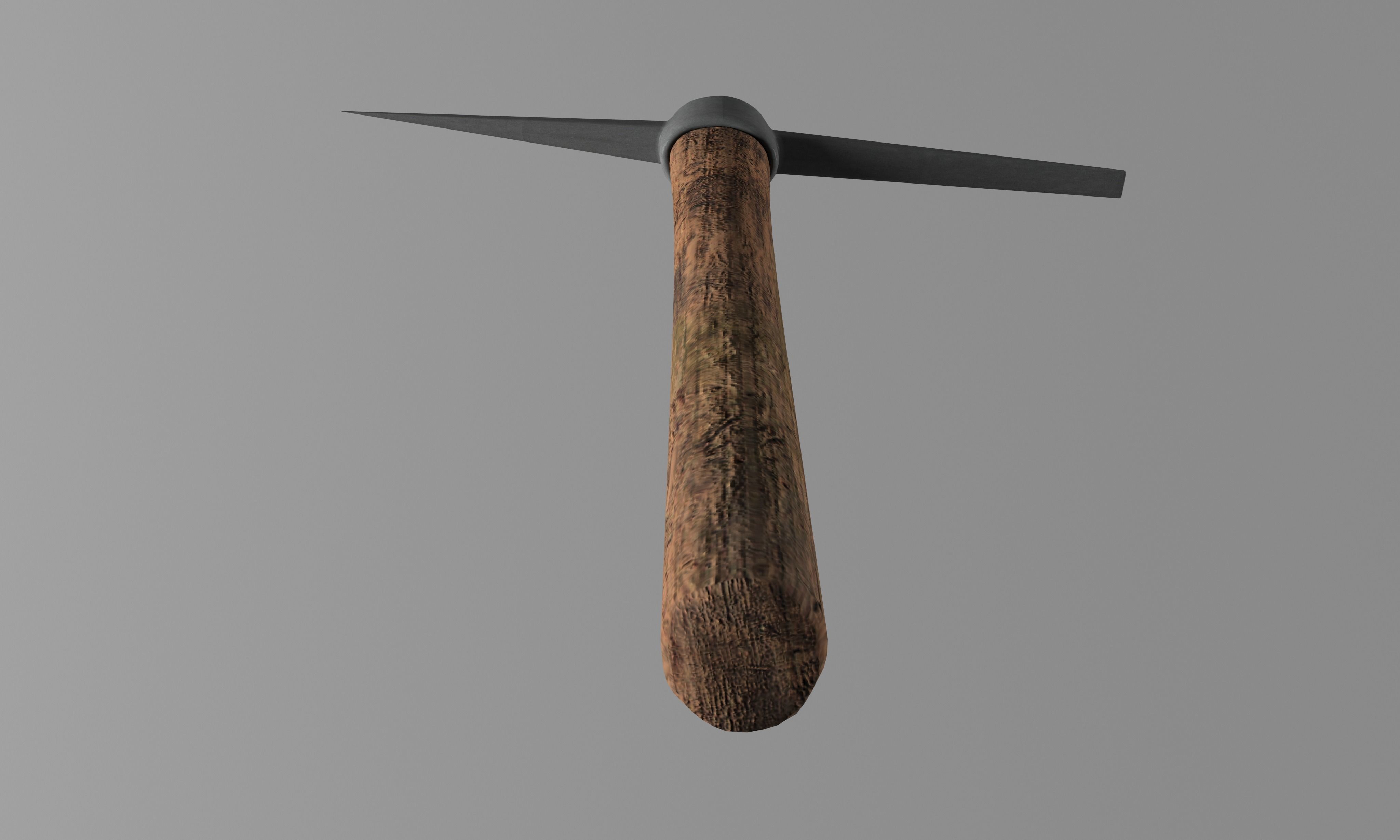 Pick Axe Tools Low-poly 3D model_18