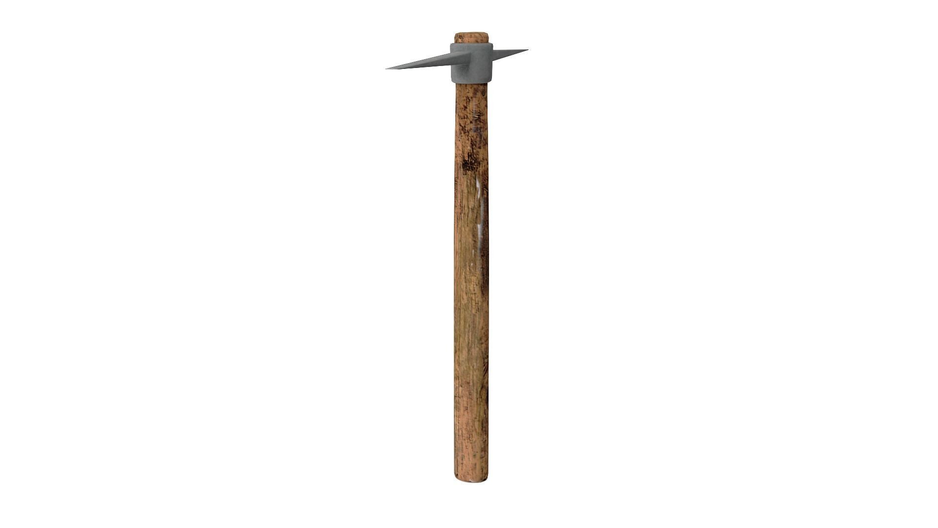 Pick Axe Tools Low-poly 3D model_3