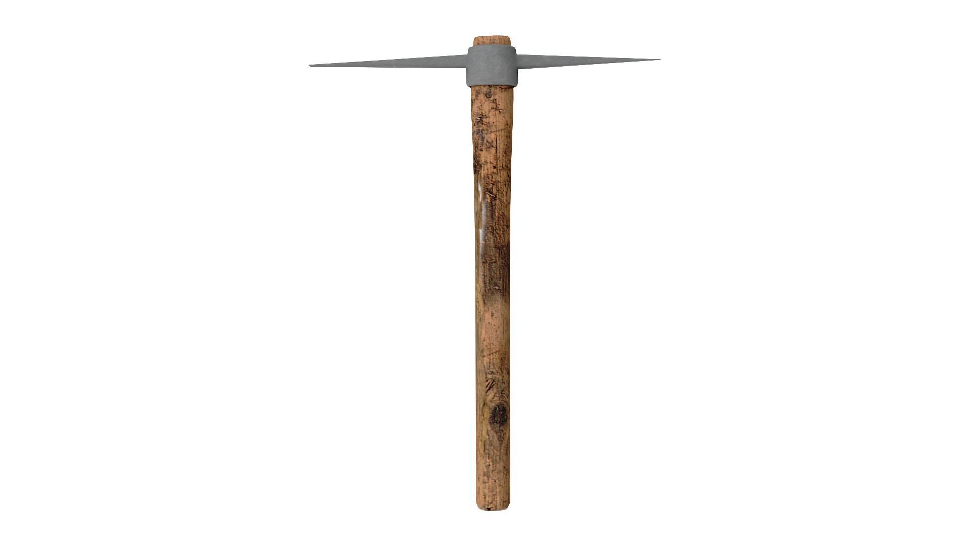 Pick Axe Tools Low-poly 3D model_5