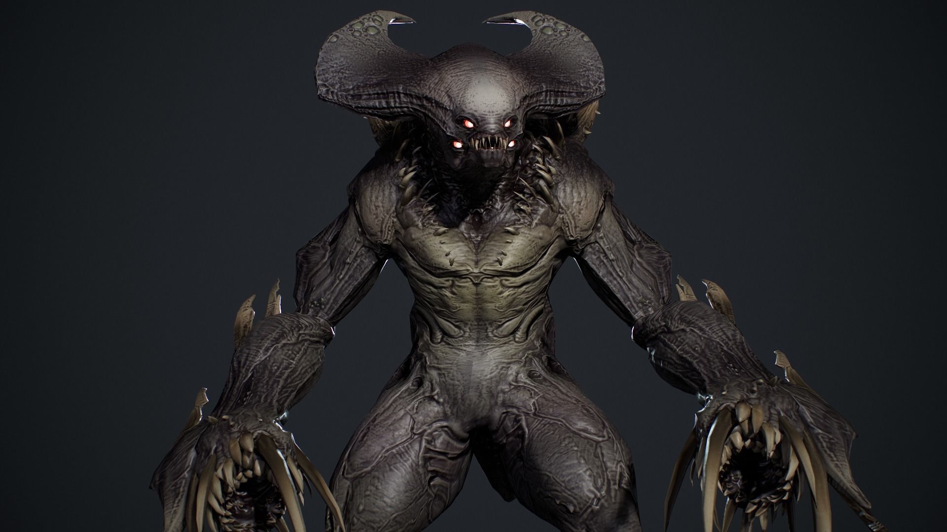 Demon Character 7 Low-poly 3D model_18