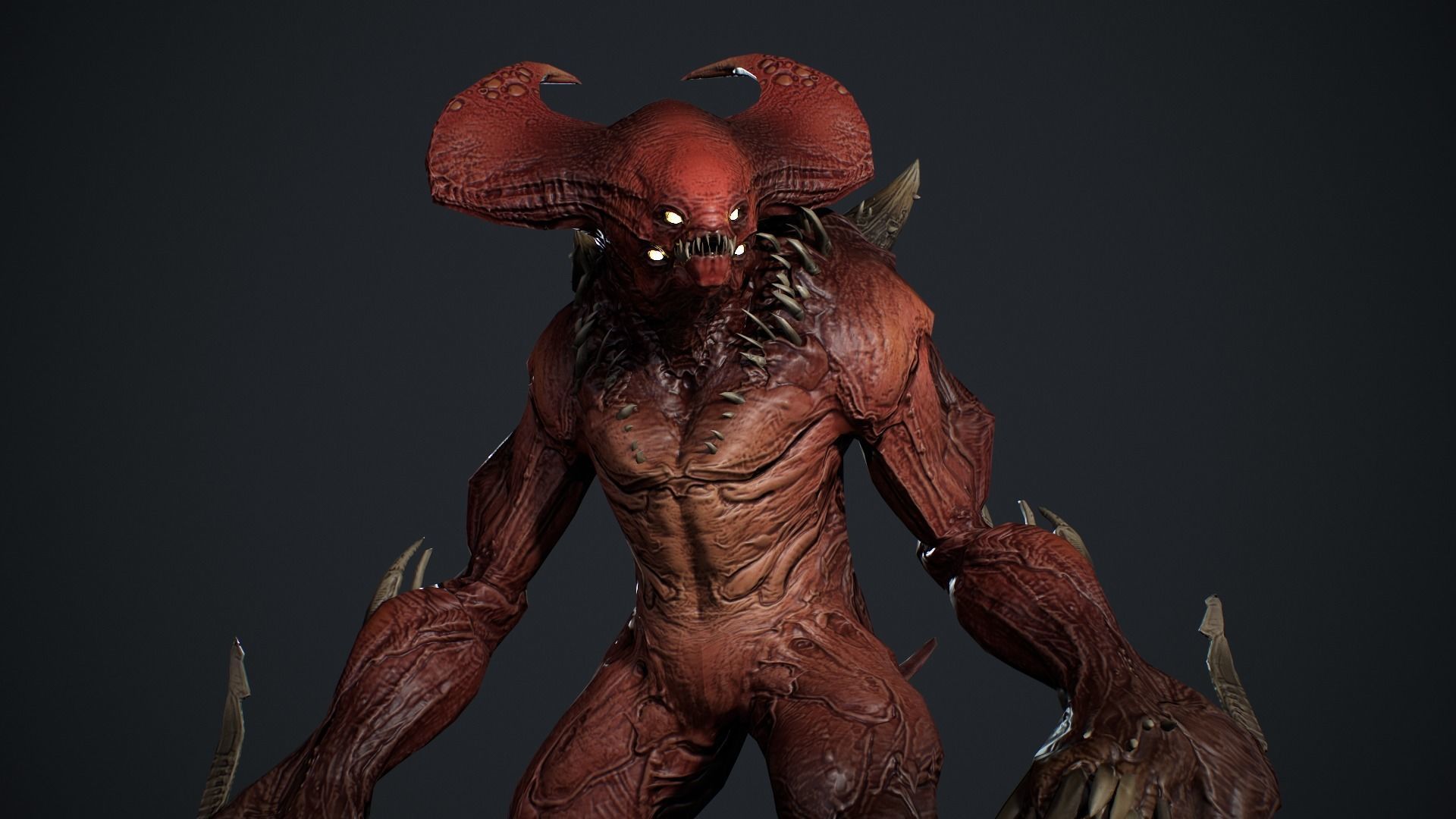 Demon Character 7 Low-poly 3D model_13