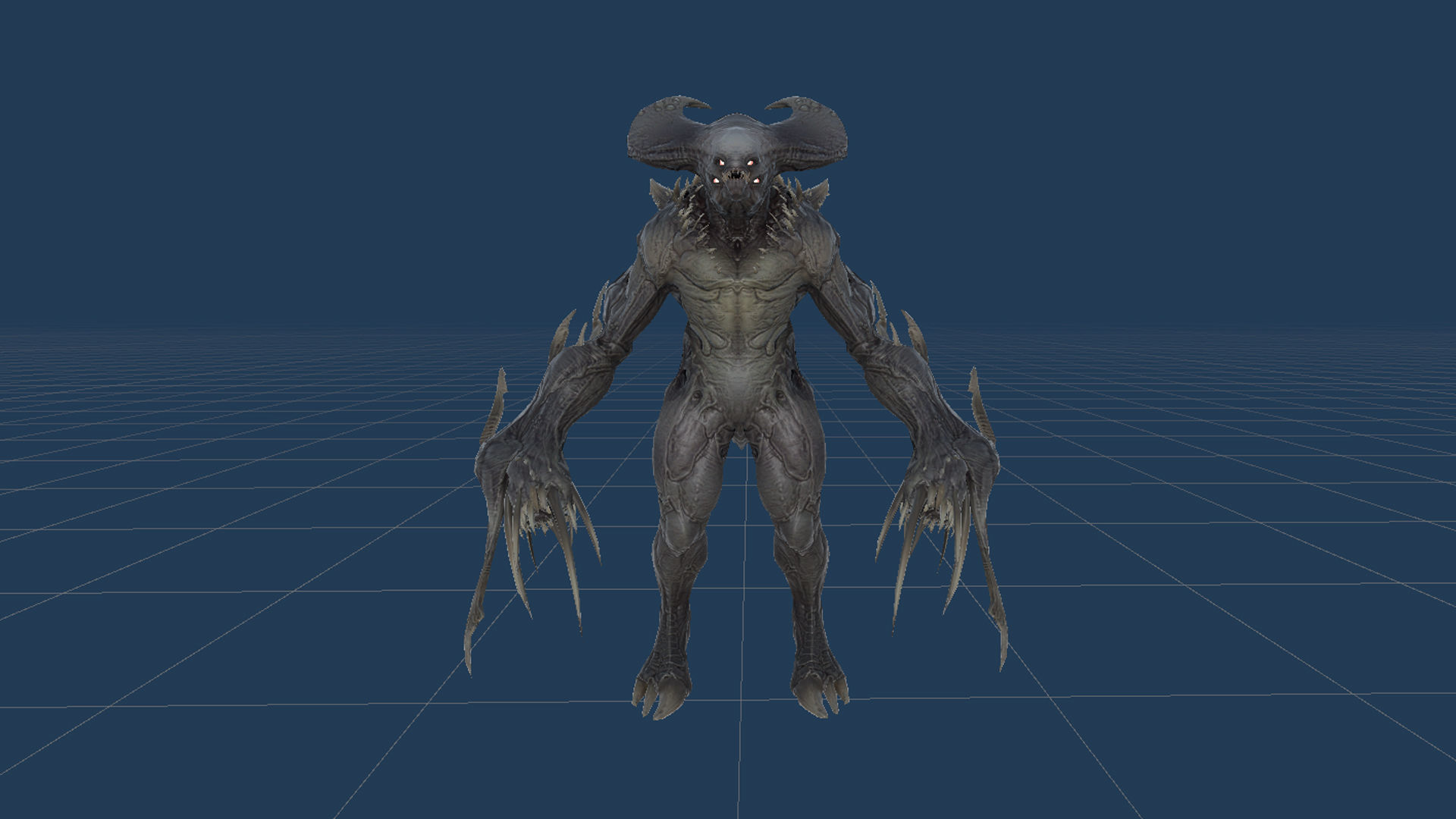 Demon Character 7 Low-poly 3D model_26