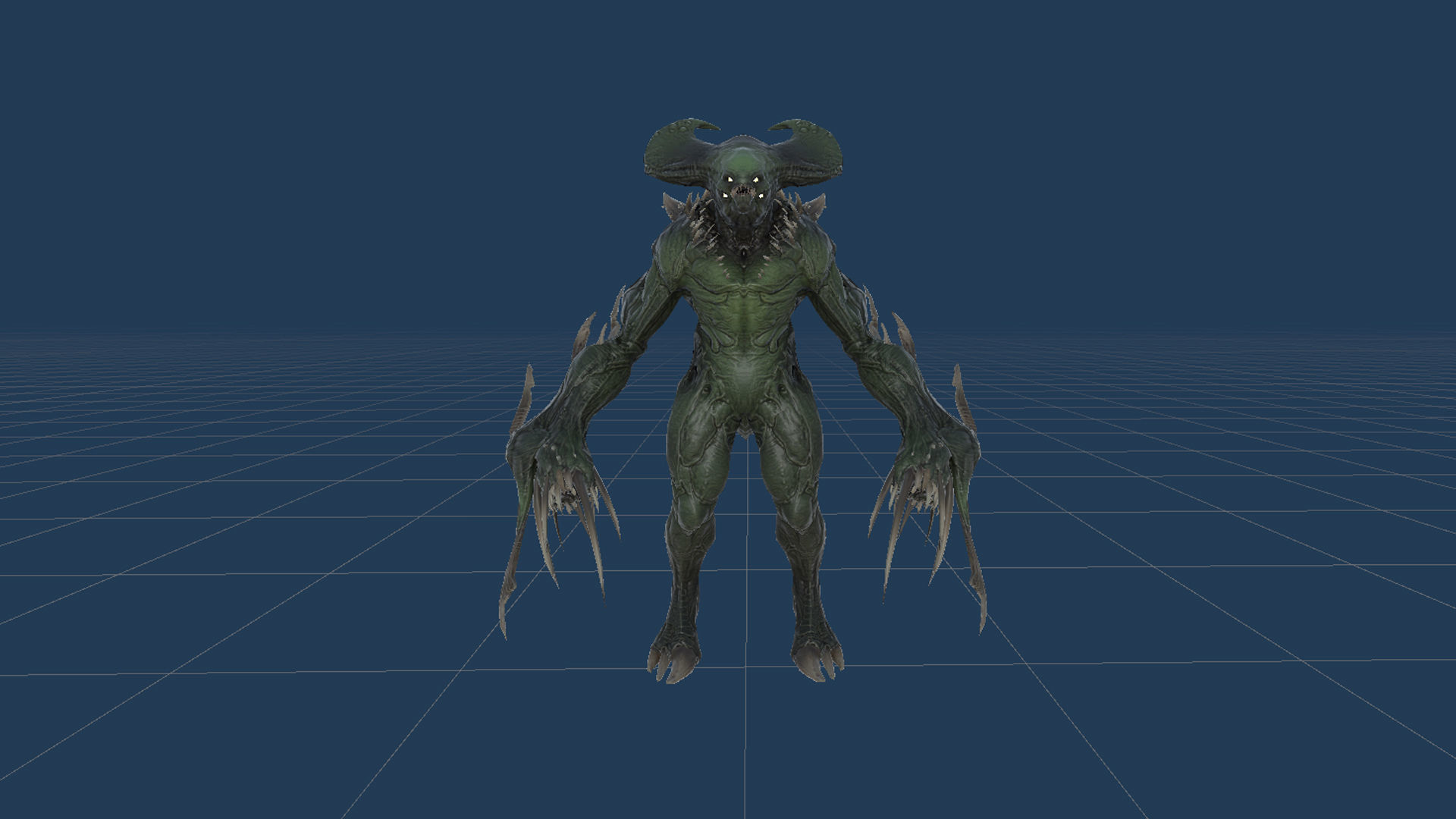 Demon Character 7 Low-poly 3D model_28