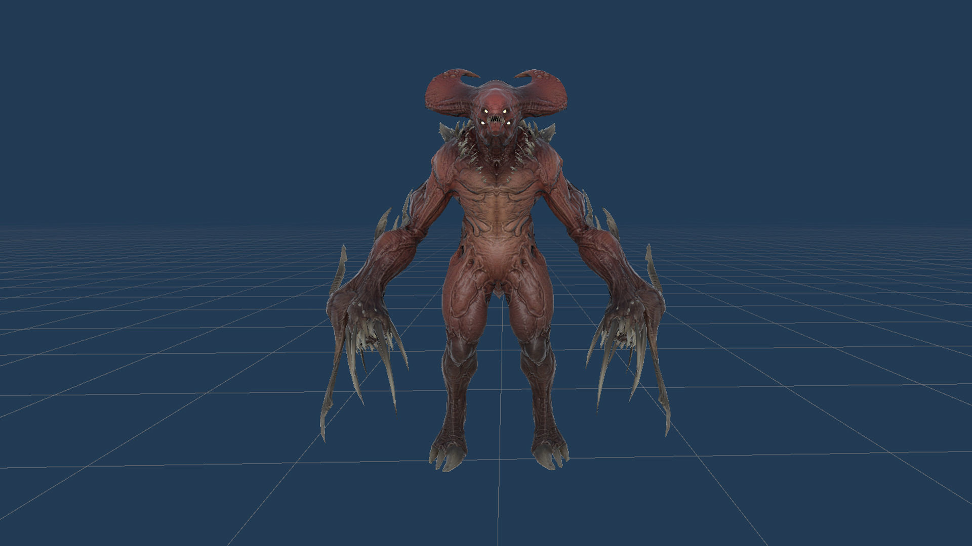Demon Character 7 Low-poly 3D model_27