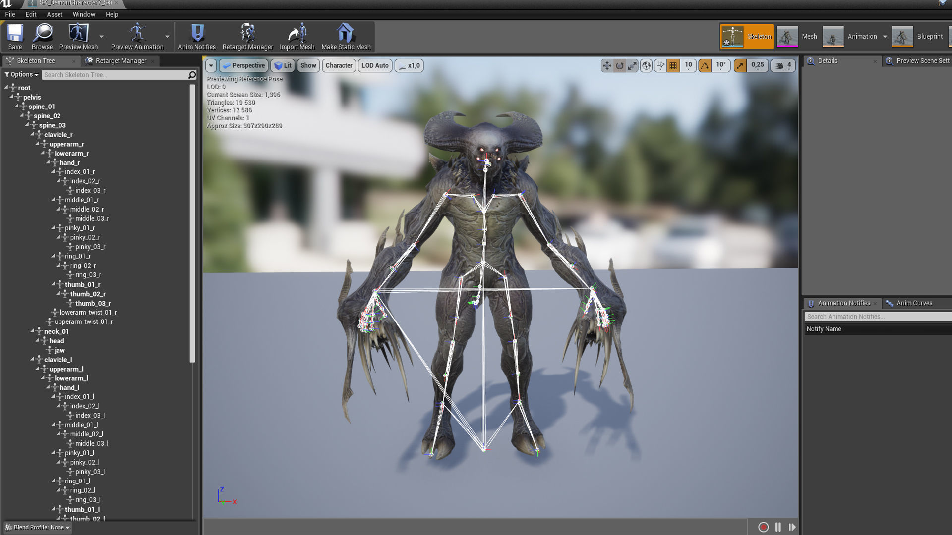 Demon Character 7 Low-poly 3D model_25