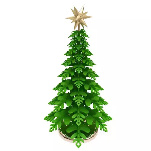 Printable christmas tree  3D print model