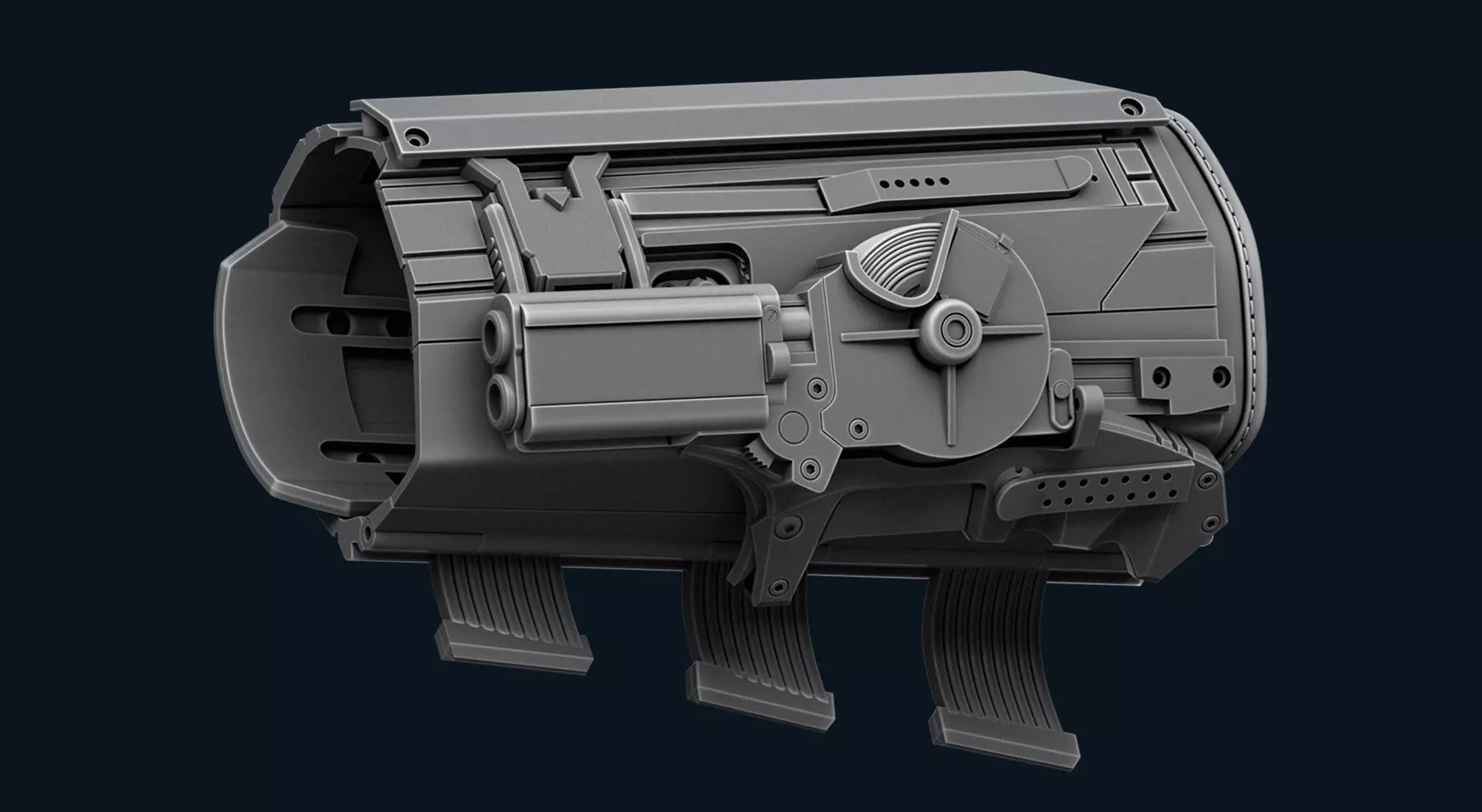 The Batman Gauntlets for 3D Printing STL 3D print model_0