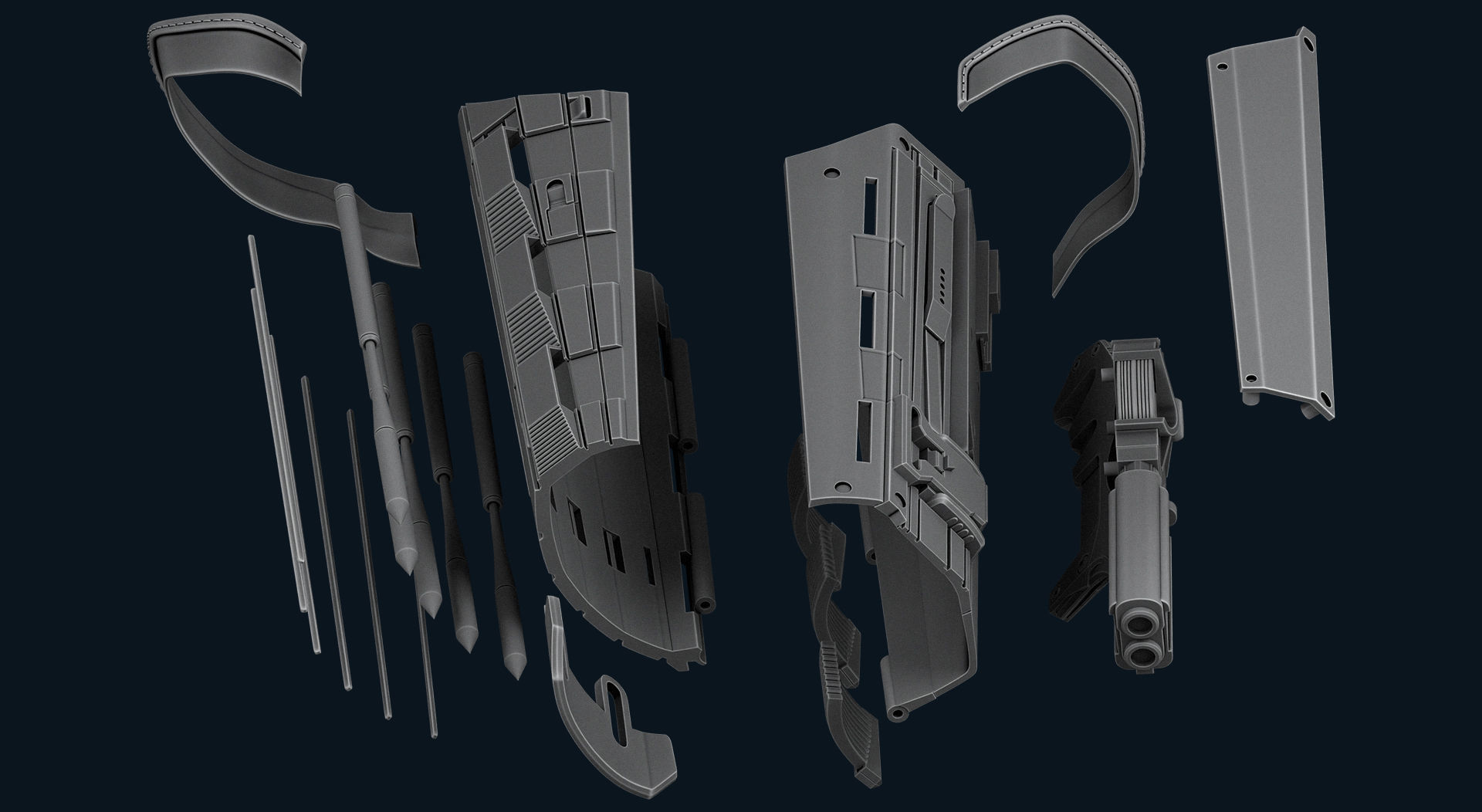 The Batman Gauntlets for 3D Printing STL 3D print model_4