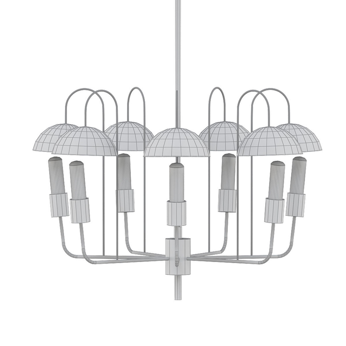 Rare Chandelier 3D model_4