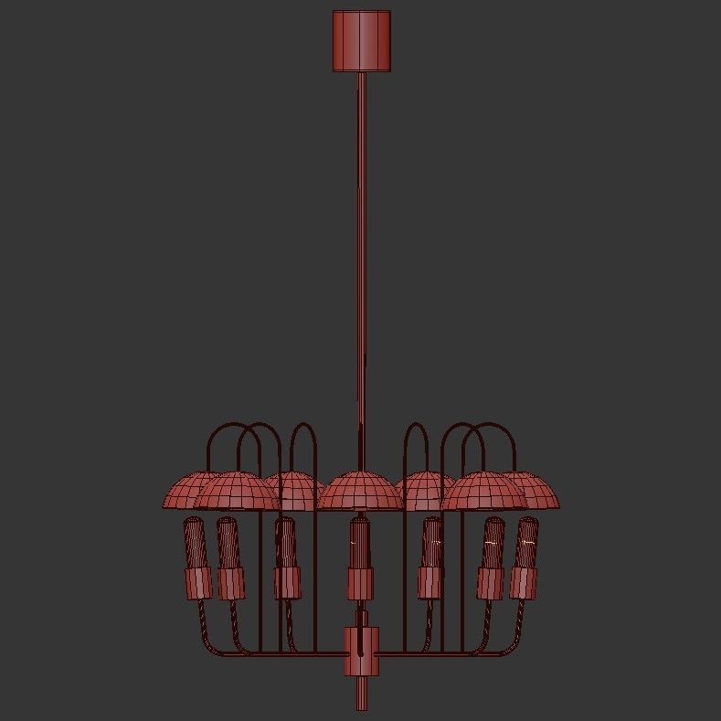 Rare Chandelier 3D model_1