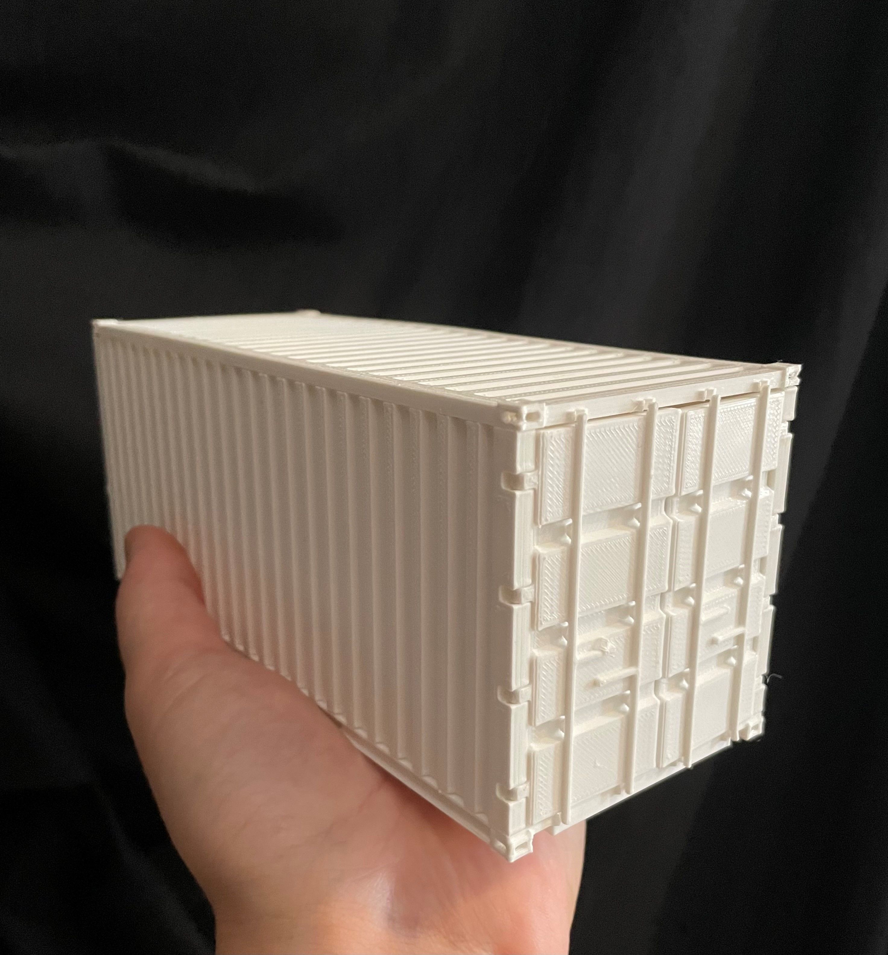 20ft shipping container 3D print model_3