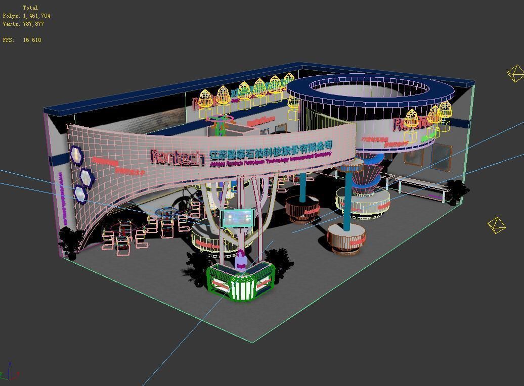 Exhibition - Area -10X16-3DMAX2009-05 3D model_6