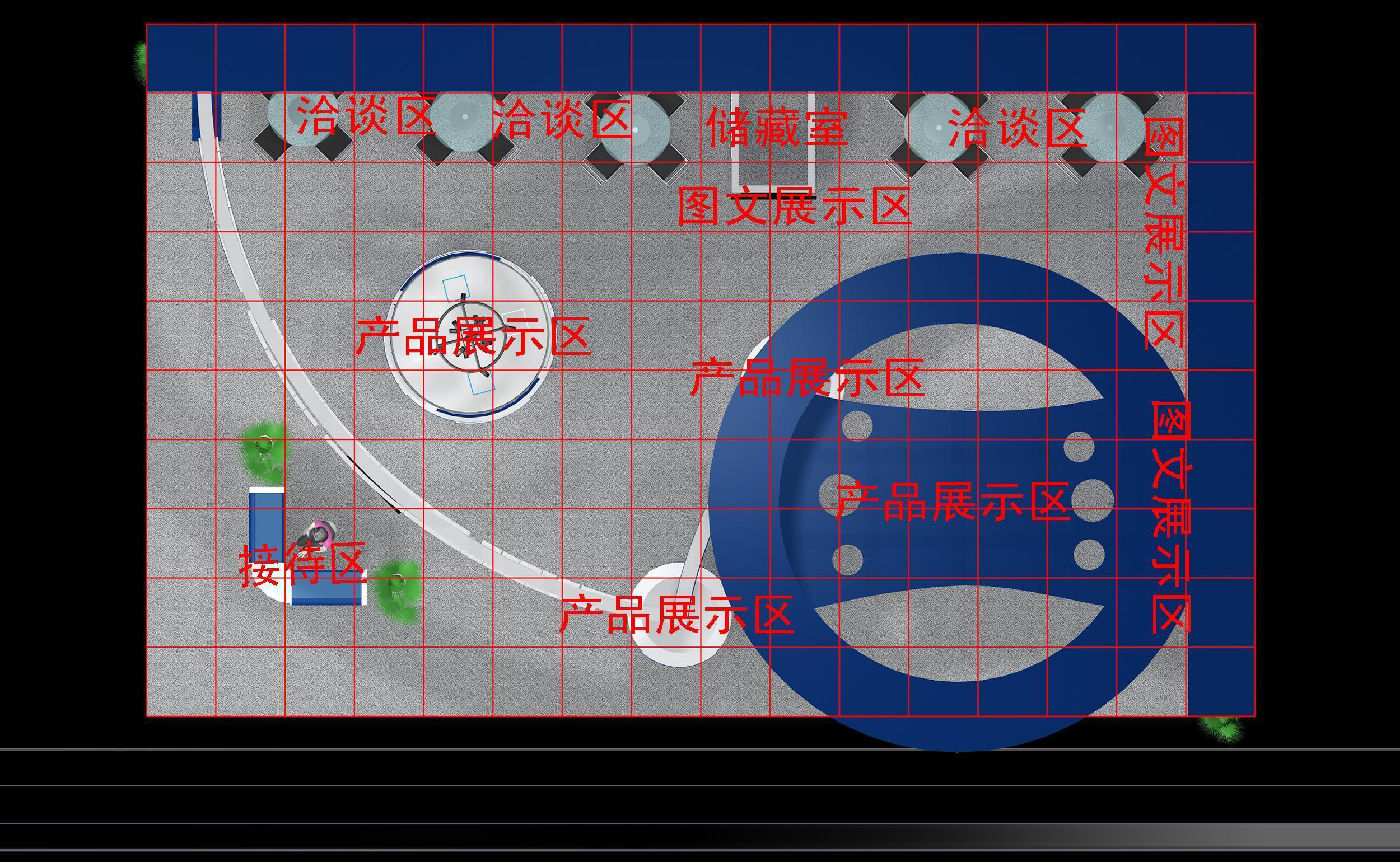 Exhibition - Area -10X16-3DMAX2009-05 3D model_4