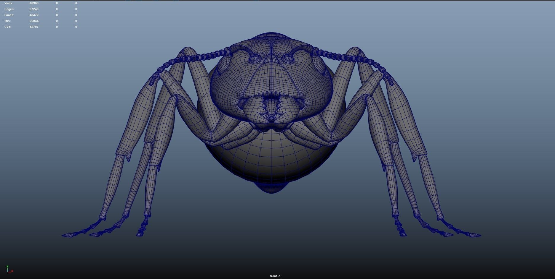 Realistic ant 3D Model Low-poly 3D model_10