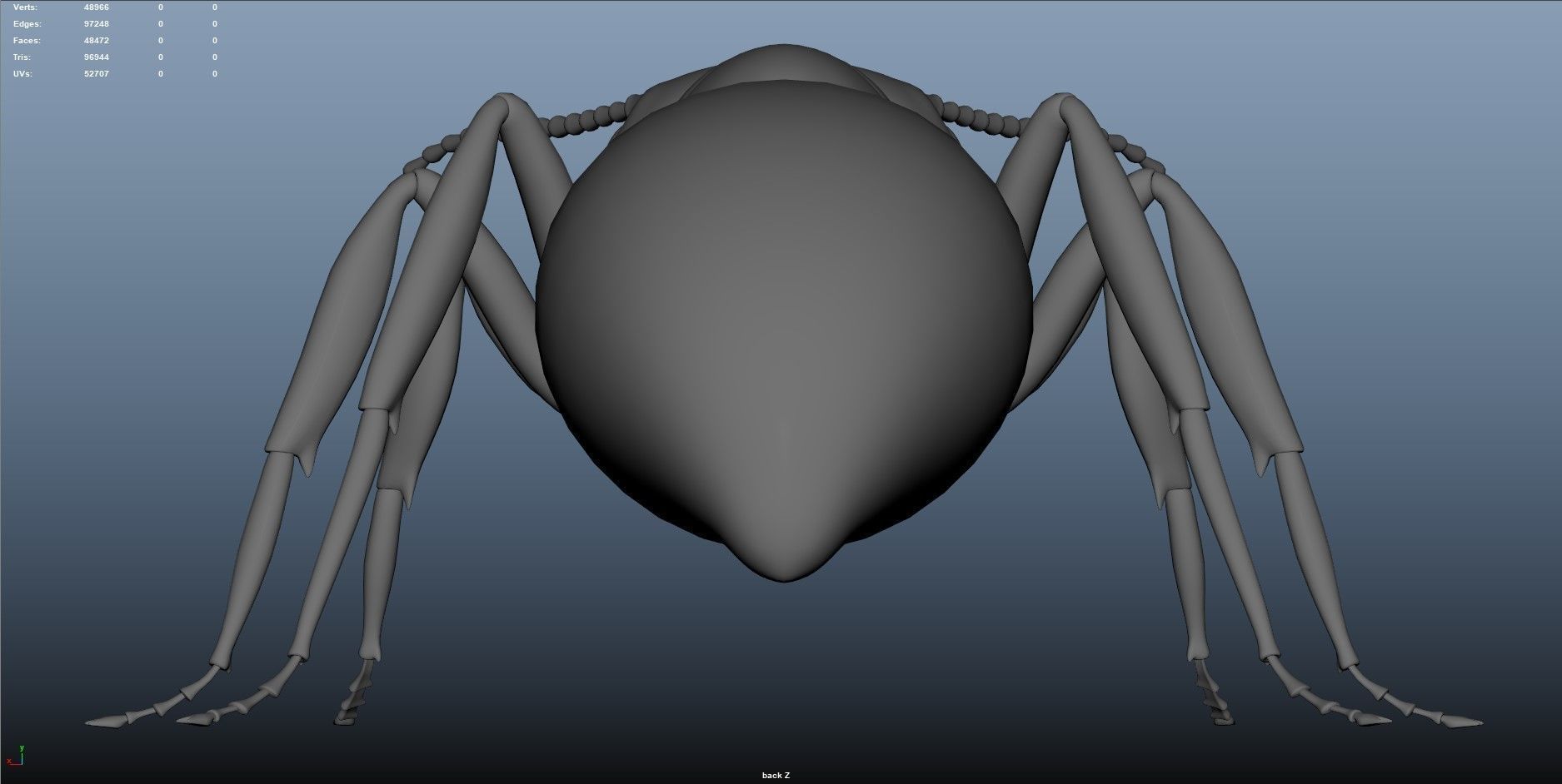 Realistic ant 3D Model Low-poly 3D model_7