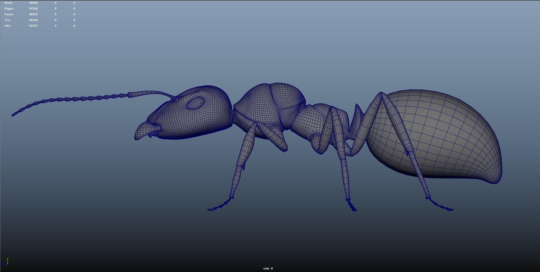 Realistic ant 3D Model Low-poly 3D model_12