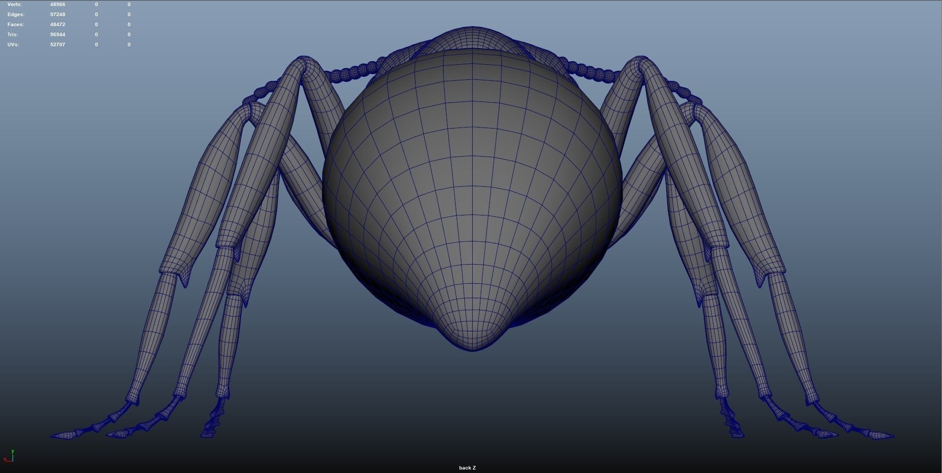 Realistic ant 3D Model Low-poly 3D model_8