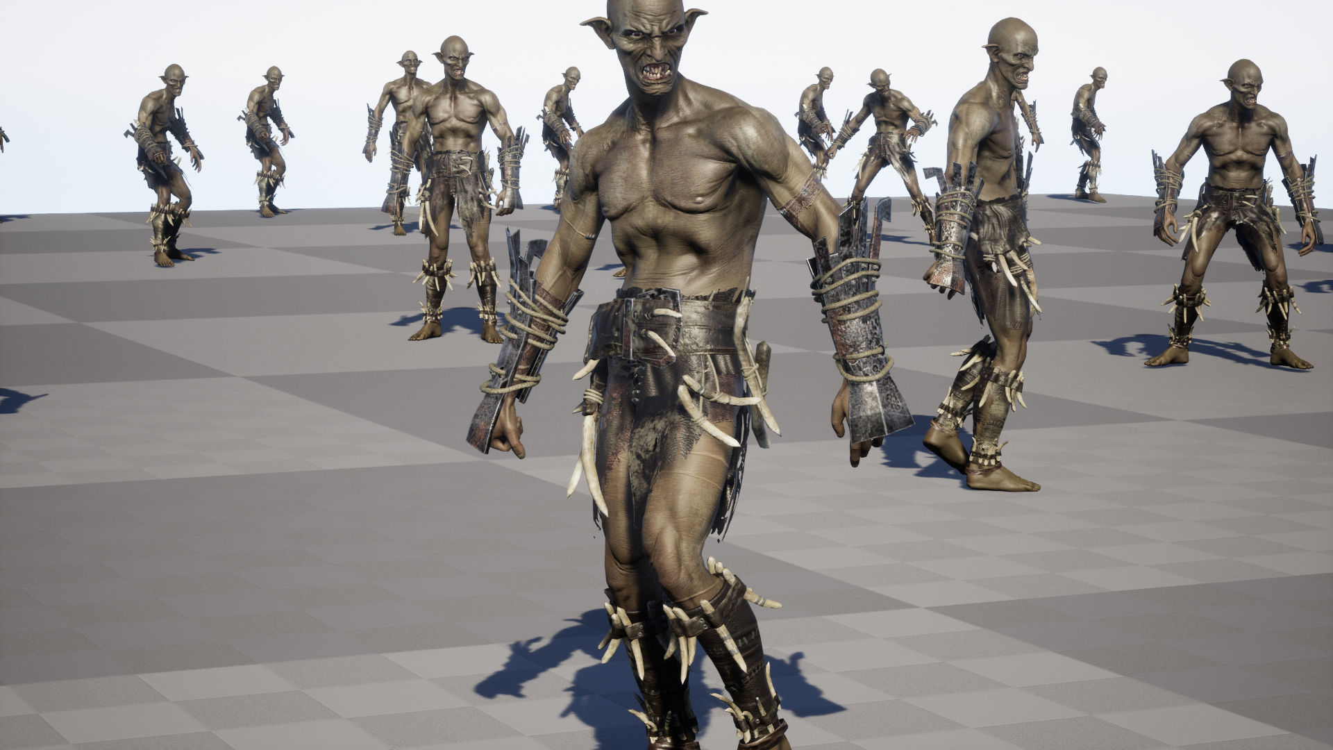 SkinnyOrc Low-poly 3D model_30