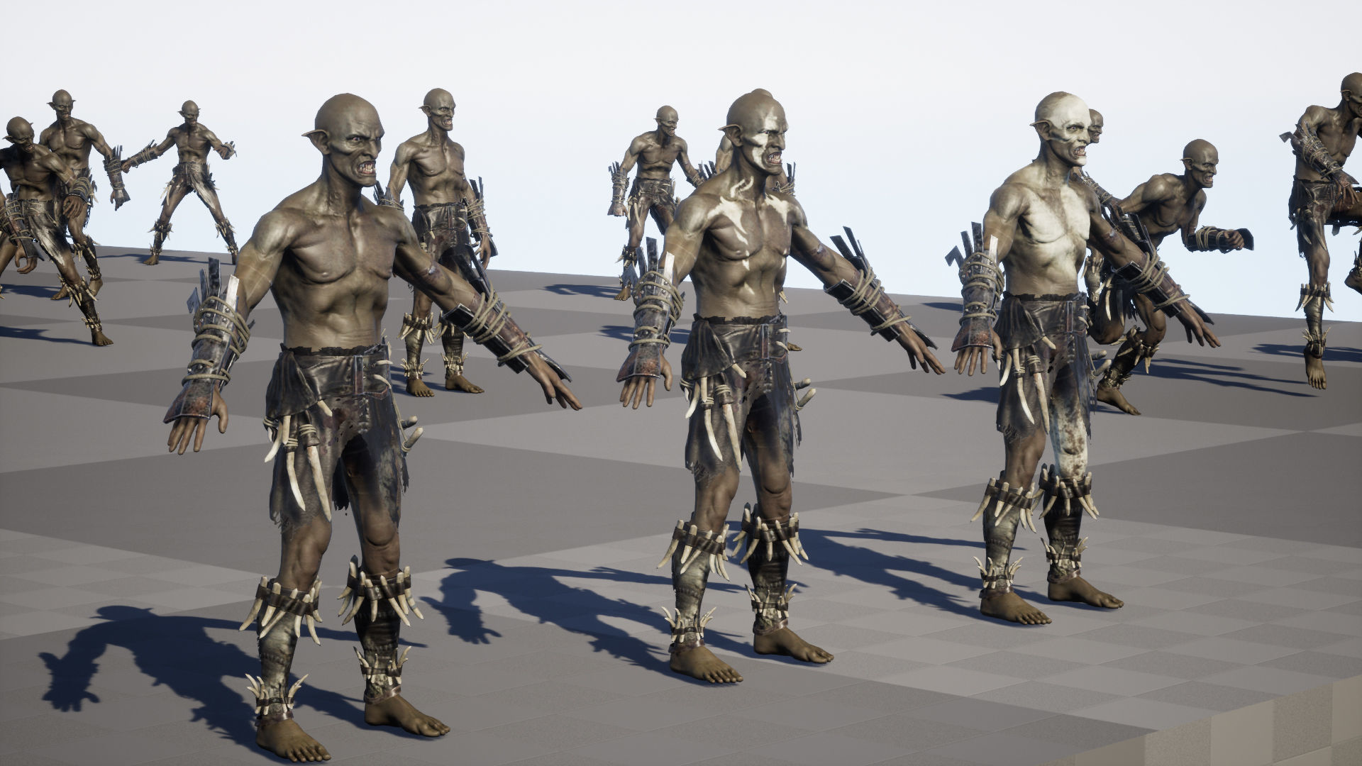 SkinnyOrc Low-poly 3D model_27